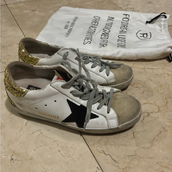 Golden Goose Superstar Low Top White Gold - Picture 7 of 7